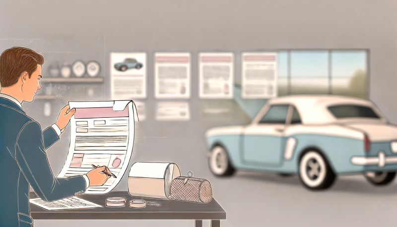 カスタムカー売却のための書類整理チェックリスト